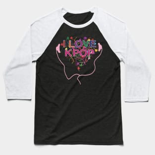 I Love Kpop Baseball T-Shirt